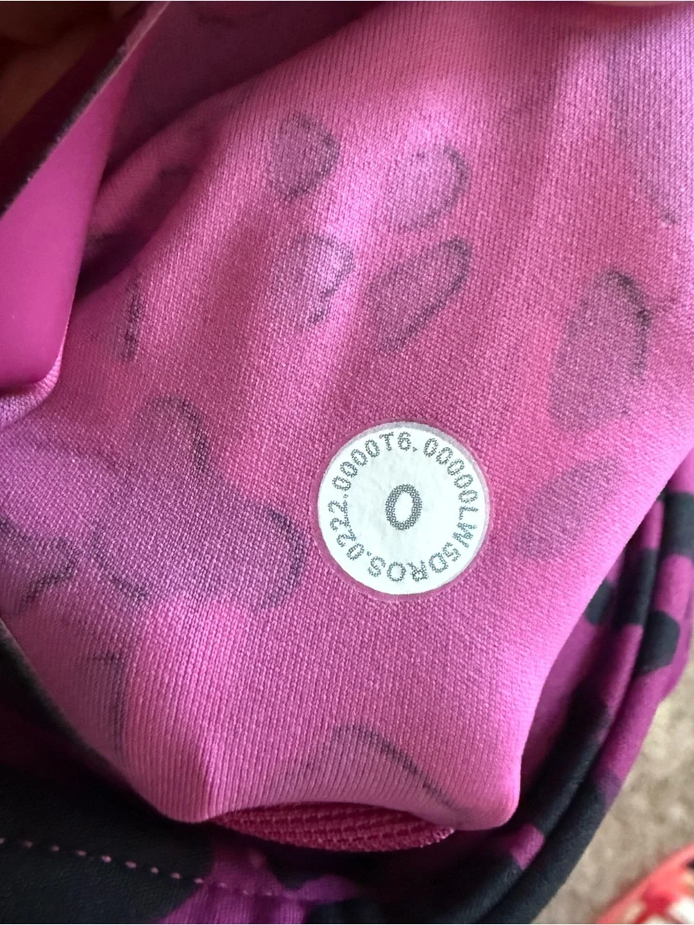 lululemon athletica Purple & Black Animal-Print Leggings